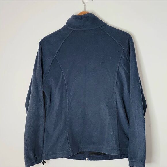 Columbia women's full zip fleece large dusty blue color - Picture 2 of 5